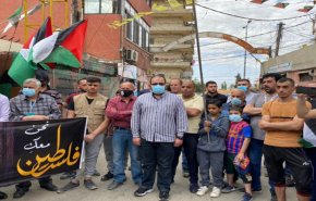 لبنان: وقفة شعبية في مخيم الجليل ببعلبك دفاعا عن انتفاضة الشعب الفلسطيني