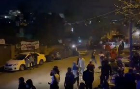 ویدیوی سرکوب تظاهرات فلسطینیان قدس با بمب‌های صوتی و گاز اشک‌آور
