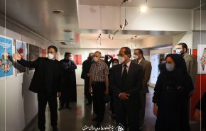 بازدید سفرای چند کشور در تهران از نمایشگاه "فلسطین تنها نیست"
