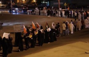 راهپیمایی مردم بحرین در حمایت از فلسطین