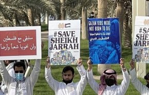 تظاهرات در کویت و قطر برای اعلام همبستگی با ملت فلسطین
