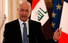 رئیس‌جمهور عراق خواستار اقدام عملی مشترک برای فلسطین شد