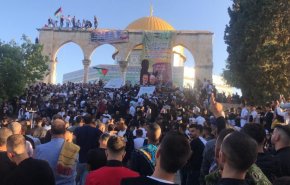  شاهد: تحية ابناء القدس لغزة والمقاومة في عيد الفطر