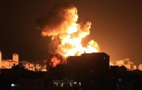 ویدئویی از آتش‌سوزی مهیب بر اثر اصابت موشک مقاومت در شهرک «اشدود»
