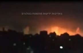 ویدیویی از بمباران منزل رهبر دفتر سیاسی حماس در غزه