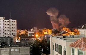 غزه بامداد امروز ۵۰ بار هدف حمله هوایی قرار گرفت