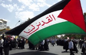 وقفة في طهران للتنديد بجرائم الكيان الصهيوني ضد الفلسطينيين 