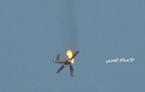سرنگونی هواپیمای جاسوسی سعودی در آسمان نجران