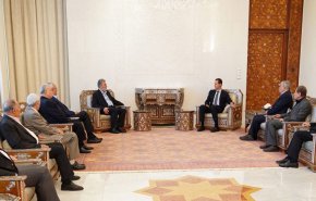 الرئيس السوري يستقبل قادة وممثلي القوى والفصائل الفلسطينية