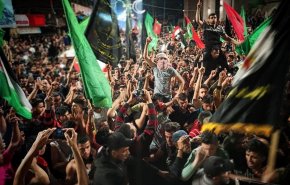 شاهد: الشعب الفلسطيني بأكمله يحتفل بإنتصار المقاومة