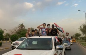 جشن مردم عراق به مناسبت پیروزی مقاومت فلسطین+ فیلم