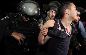 سرکوب تظاهرات فلسطینی ها برای رفع محاصره محله شیخ جراح/ 4 نفر مجروح شدند
