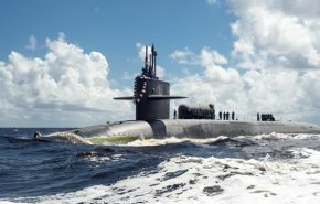 رصد زیردریایی جورجیا هنگام خروج از تنگه هرمز توسط ارتش
