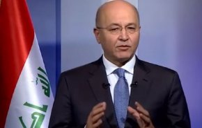 رییس جمهوری عراق: برگزاری انتخابات به موقع مطالبه‌ای مردمی است