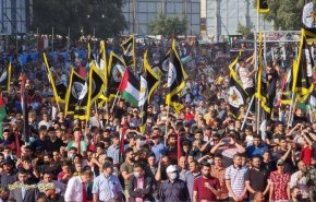 تصاویر مراسم جشن پیروزی جهاد اسلامی در غزه