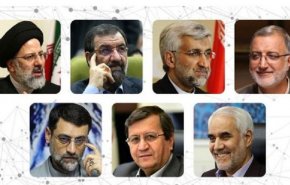 شاهد: إحتدام المنافسة بين المرشحين الايرانيين الـ7 