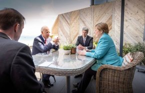 أول لقاء فعلي بين 'ميركل وبايدن' على هامش قمة G7
