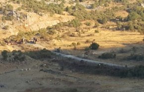 ورشة عسكرية صهيونية لتأهيل الطريق العسكري خراج بلدة شبعا