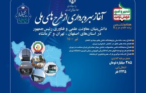 بايعاز من رئيس الجمهورية؛ افتتاح مشاريع وطنية في ثلاث محافظات ايرانية