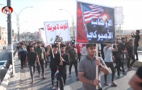 شاهد.. مسيرات في البصرة تطالب طرد الاميركان من العراق