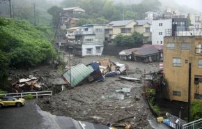 19 شخصا في عداد المفقودين في انزلاق تربة جراء أمطار غزيرة في اليابان