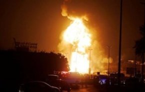 وقوع آتش‌سوزی در فرودگاه «المثنی» بغداد