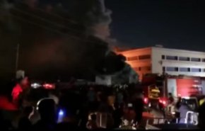 فیلم.. ده‌ها کشته در آتش‌سوزی در یکی از بیمارستان‌های عراق