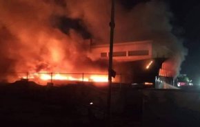 فیلم.. نخستین لحظات آتش سوزی در بیمارستان کرونایی ها در عراق