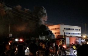 مشاهد جديدة لحريق مستشفى الحسين في الناصرية جنوبي العراق