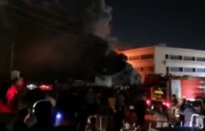 فیلمی جدید از آتش سوزی در بیمارستان الحسین در ناصریه عراق