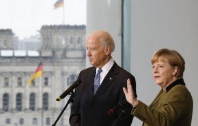 دیدار رهبران آلمان و آمریکا در کاخ سفید
