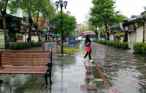بارش باران در بیش از ۱۰ استان کشور