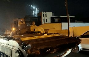 مدرعات الجيش العراقي تنتشر في بعض مناطق العاصمة بغداد