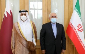دیدار و گفتگوی ظریف و وزیر خارجه قطر در تهران