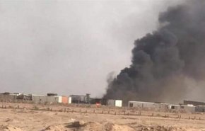 مهار آتش سوزی در اردوگاه تیپ امام علی (ع) در نجف