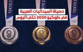 حصيلة الميداليات العربية في طوكيو 2020 حتى اليوم