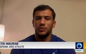 مصاحبه اختصاصی پرس تی وی با ورزشکار الجزایری ضدصهیونیسم که المپیک ۲۰۲۰ توکیو را به‌یادماندنی کرد