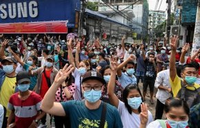 استمرار الاحتجاجات في ميانمار بعد 6 أشهر من الانقلاب