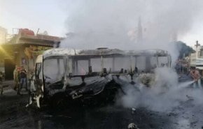 بالفيديو.. مراسل العالم يوضح سبب انفجار دمشق 