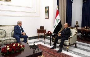  برهم صالح يستقبل سفير فرانسا لدى العراق لبحث العلاقات بين البدين