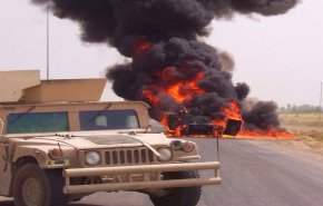 استهداف ارتال لوجستية امريكية في العراق 