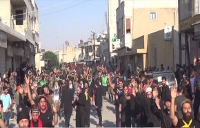 شاهد.. احياء مراسم يوم عاشوراء في مدينتي نبل والزهراء في سوريا