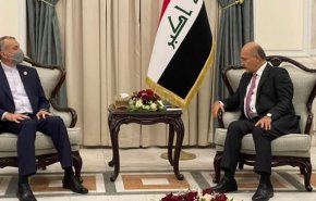 دیدار امیرعبداللهیان با رئیس جمهور و نخست وزیر عراق
