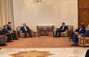 الرئيس السوري يستقبل وزير الخارجية الايراني + فيديو 