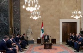 دیدار هیأت آمریکایی با رئیس جمهور لبنان