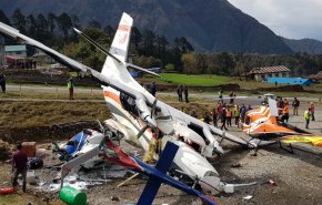 4 کشته در سقوط هواپیمای مسافری روسی