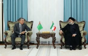 رئيسي: العلاقات الودية بين ايران وتركمنستان وثيقة