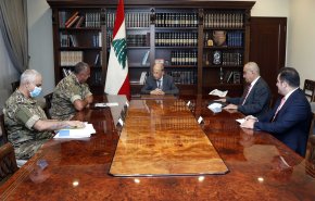 الرئيس اللبناني يترأّس اجتماعاً للوفد المفاوض في ملفّ ترسيم الحدود