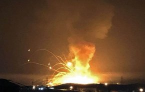 حمله موشکی به مخازن سلاح ائتلاف سعودی در مأرب 