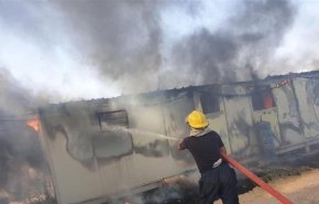 بالصور. حريق داخل وزارة شمالي بغداد 